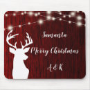 Search for christmas deer mousepads Red