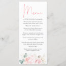 Search for pink and gold menus Elegant