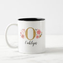 Search for pink monogram coffee mugs Pretty
