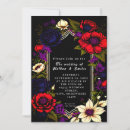 Search for gothic red and black wedding invitations Modern