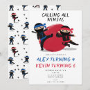Search for taekwondo birthday invitations Ninja