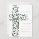 Recherche de eucalyptus baptême invitations Croix