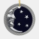 Search for silver star ornaments Moon