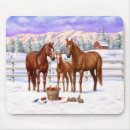 Recherche de cheval quart tapis souris Hiver