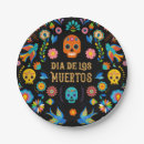 Search for day of the dead plates Dia de los muertos