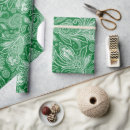 Search for forest green wrapping paper Vintage