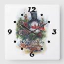 Recherche de joyeux noël horloges Hiver