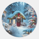 Search for cabin in the woods stickers Pine trees