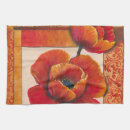 Search for orange tea towels Floral pattern