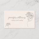 Search for face makeup artist business cards Cosmetologist
