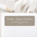 Search for traditional wedding return address labels Classic