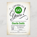 Search for male 60th birthday invitations Vintage