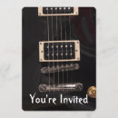 Search for electric guitar birthday invitations Rock n roll