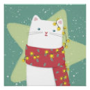 Recherche de noël de chat posters Chaton