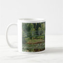 Search for water lilies by claude monet mugs Pond