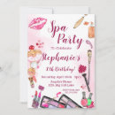 Search for kids spa party invitations Watercolor