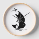 Search for funny fishing clocks Fishermen