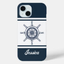 Search for nautical sailing iphone cases Navy blue and white