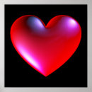 Recherche de rouge 3d posters Amour