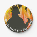 Search for fire flame paper plates Fireman