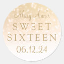 Search for bokeh stickers Sweet sixteen