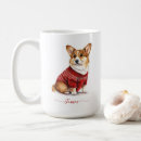 Search for cute corgi mugs Watercolor