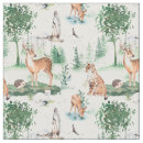 Search for woodland nursery fabric Watercolor