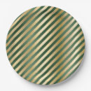 Search for green and gold paper plates Trendy