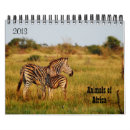 Search for wild animals calendars Safari