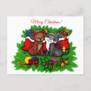 Search for retro cat christmas cards Xmas