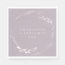 Search for lavender wedding napkins Elegant