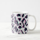 Search for music notes pattern mugs Dance