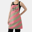 Search for pink and green aprons Mother
