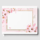 Search for cherry blossom wedding guest books Springtime