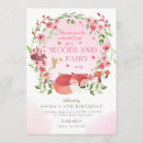 Recherche de féerique anniversaire invitations Forêt enchantée