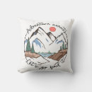 Search for adventure awaits pillows Mountains