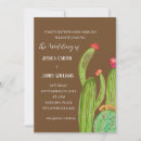 Recherche de desert cactus mariage invitations Couple