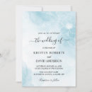 Search for light blue wedding invitations White