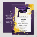 Search for watercolor graduation invitations Yellow