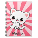 Search for kawaii cat notebooks Cartoon