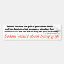 Search for homosexual bumper stickers Bible