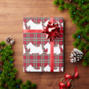 Search for scottish terrier christmas wrapping paper Westie