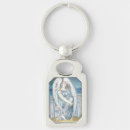 Search for angel rectangular key keychains Bible