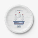 Recherche de nautical paper assiettes Baby shower nautique