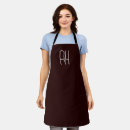 Search for dark brown aprons Modern