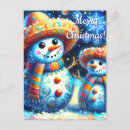 Search for snowmen postcards Whimsical