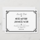 Recherche de art deco save the dates Vintage