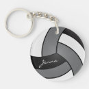 Search for black white grey keychains Volleyball