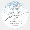 Search for glitter baby shower stickers Chic