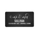 Search for chalkboard wedding return address labels Rustic